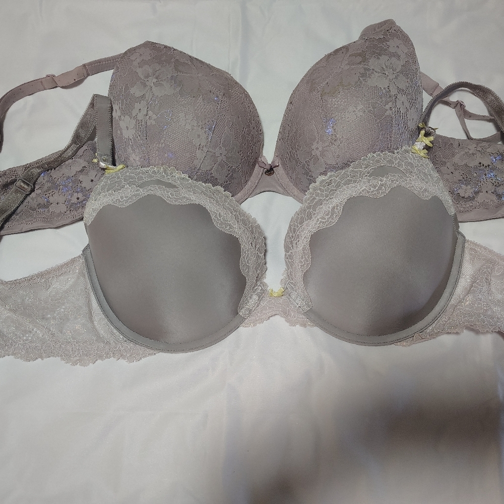 Lot Of 2 Victoria Secret Bras 34dd